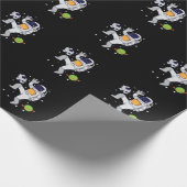 Astronaut im Universum Cadeaupapier (Hoek)