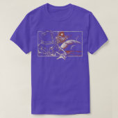 Astronaut in de ruimte 3 t-shirt (Design voorkant)