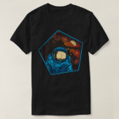 Astronaut in de ruimte 4 t-shirt (Design voorkant)