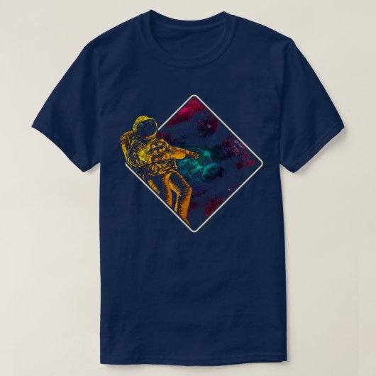 Astronaut in de ruimte 5 t-shirt (Design voorkant)