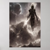Astronaut in de ruimte | AI Art Poster (Voorkant)