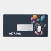 Astronaut in de ruimte bureaumat (Keyboard & Muis)