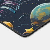 Astronaut in de ruimte bureaumat (Hoek)