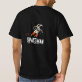 Astronaut in de ruimte - Cool Galaxy T-shirt voor (Achterkant)
