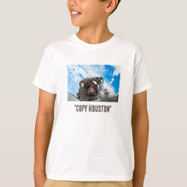 Astronaut in de ruimte foto jongens t-shirt