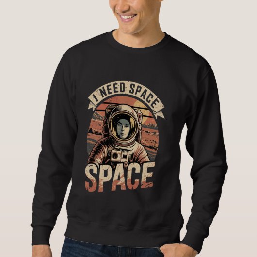 Astronaut in de ruimte Mars Planet Occupy I ne Trui (Voorkant)