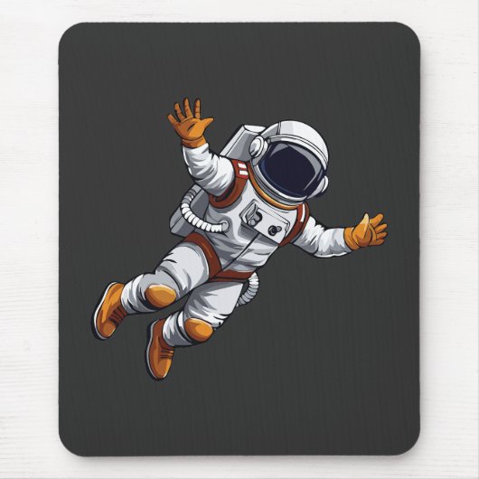 Astronaut in de ruimte muismat (Voorkant)