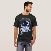Astronaut in de ruimte ontspannen t-shirt (Voorkant volledig)