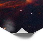 Astronaut in de ruimte perfect poster (Hoek)