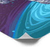 Astronaut in de ruimte poster (Hoek)