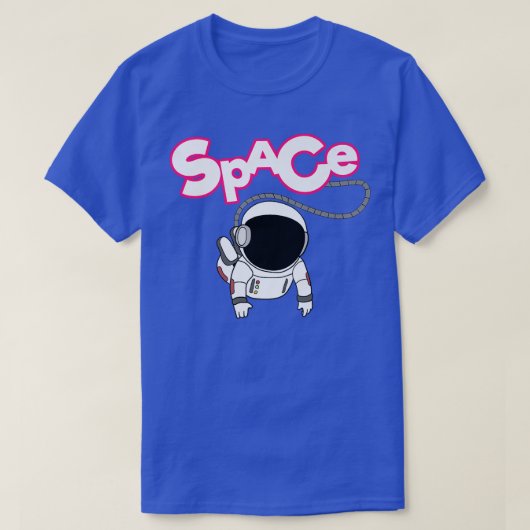 Astronaut in de ruimte t-shirt (Design voorkant)