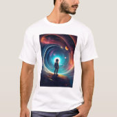 Astronaut in de ruimte t-shirt (Voorkant)