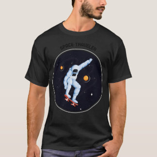 astronaut in de ruimte t-shirt