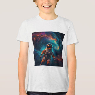 Astronaut in de ruimte Tri-Blend shirt