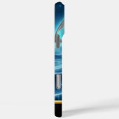 Astronaut in een ruimtepak achter hem Case-Mate iPhone case (Achterkant / Rechts)