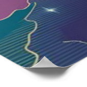 Astronaut in futuristisch pak poster (Hoek)