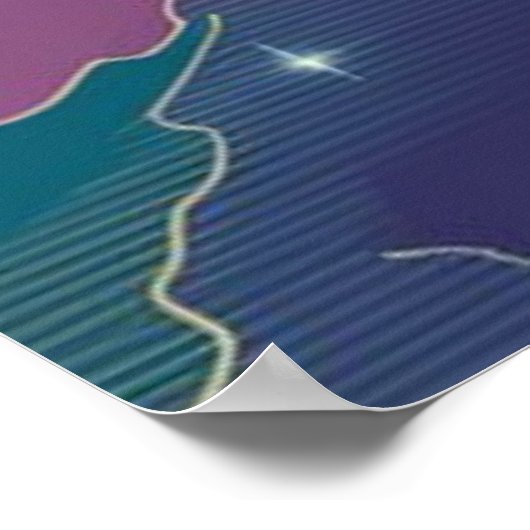 Astronaut in futuristisch pak poster (Hoek)