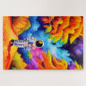Astronaut in Herfst puzzel (Horizontaal)