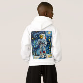 Astronaut in het winterbos (Achterkant volledig)