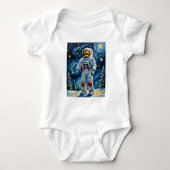 Astronaut in het winterbos romper (Voorkant)