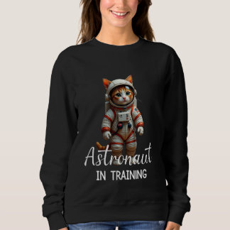 Astronaut in opleiding Retro Schattigee Cat  Space Trui