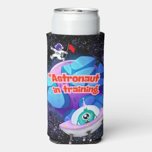 ASTRONAUT IN OPLEIDING SELTZER BLIKJESKOELER (Seltzer Achterkant)