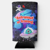 ASTRONAUT IN OPLEIDING SELTZER BLIKJESKOELER (Achterkant)