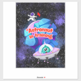 ASTRONAUT IN OPLEIDING STICKER