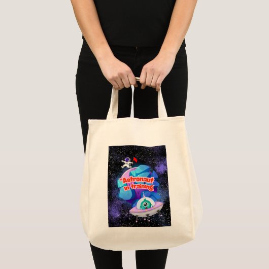 ASTRONAUT IN OPLEIDING TOTE BAG (Voorkant (product))