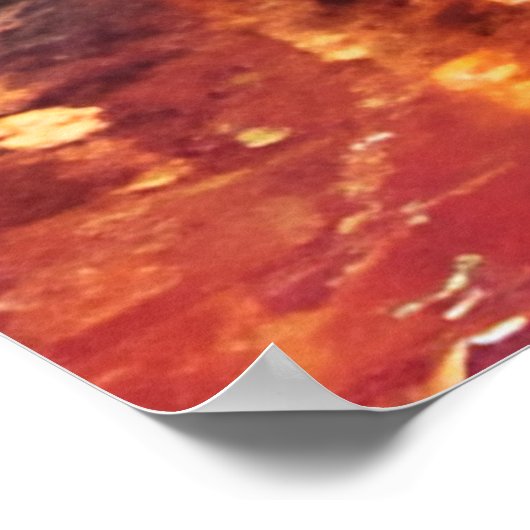 astronaut in Parijs Poster (Hoek)