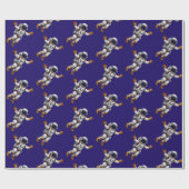 Astronaut in space cadeaupapier (Vlak)