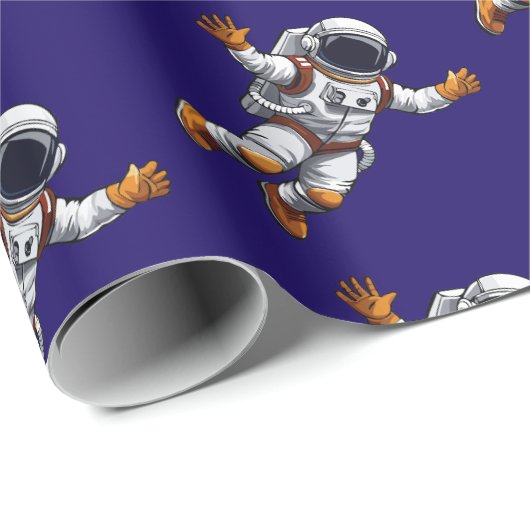 Astronaut in space cadeaupapier (Rol Hoek)