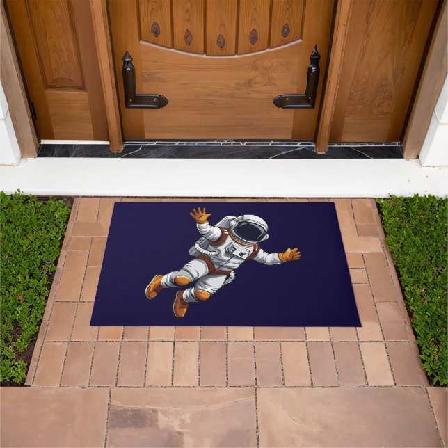 Astronaut in space deurmat (Buiten)