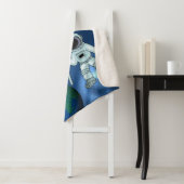 Astronaut in Space Galaxy Persoonlijke naam Sherpa Deken (In situ)