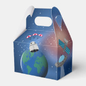 Astronaut in Space Galaxy Theme Birthday Party Bedankdoosjes (Achterkant)