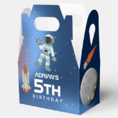 Astronaut in Space Galaxy Theme Birthday Party Bedankdoosjes (Geopend)