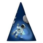 Astronaut in Space Galaxy Theme Birthday Party Feesthoedjes (Rechts)