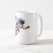 Astronaut in space koffiemok (Voorkant rechts)