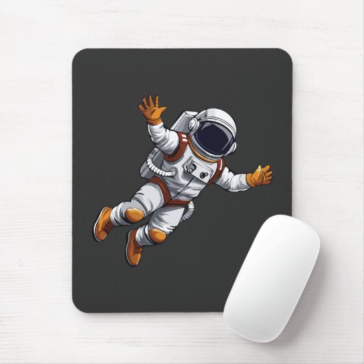 Astronaut in space muismat (Met muis)