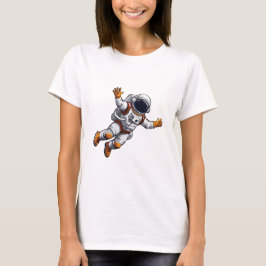Astronaut in space t-shirt