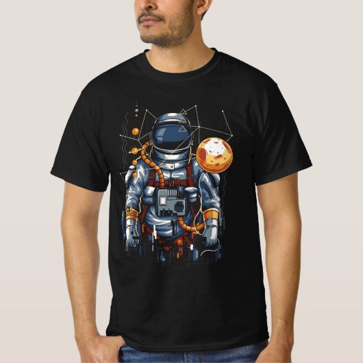 " Astronaut in Space " T-shirt (Voorkant)