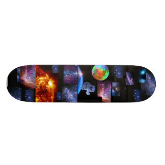 Astronaut in stellaire ruimte. Door Joe Moriarty Persoonlijk Skateboard