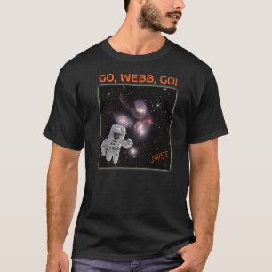 Astronaut in Stephanu2019s Quintet Webb Space Tele T-shirt
