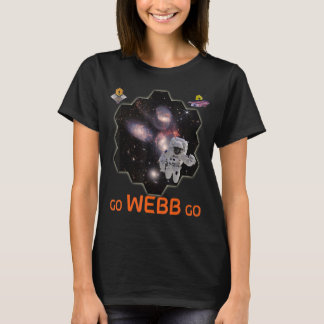 Astronaut in Stephanu2019s Quintet Webb Space Tele T-shirt