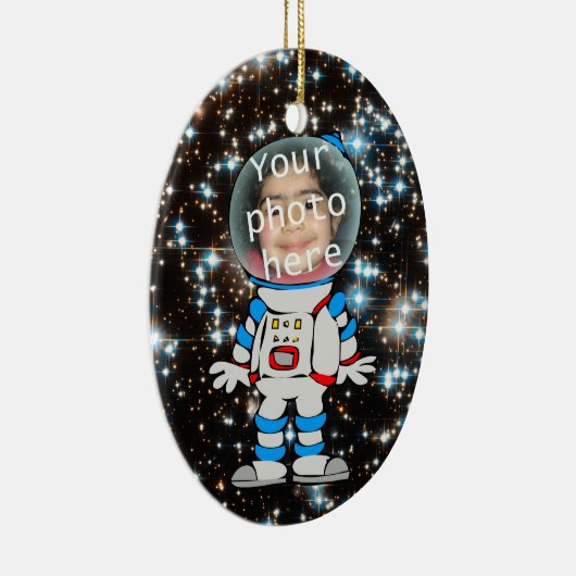 Astronaut in training - Astro Child Sjabloon Keramisch Ornament (Rechts)