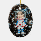 Astronaut in training - Astro Child Sjabloon Keramisch Ornament (Voorkant)