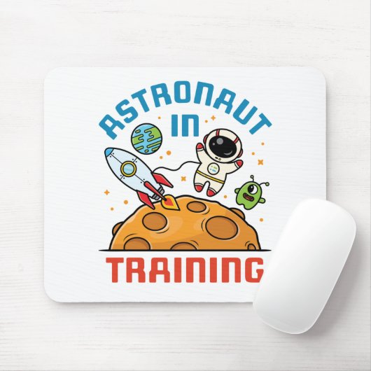 Astronaut in Training Cute Future Astronaut Space Muismat (Met muis)