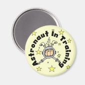 Astronaut in Training Tshirts en Gifts Magneet (Voorkant / Achterkant)