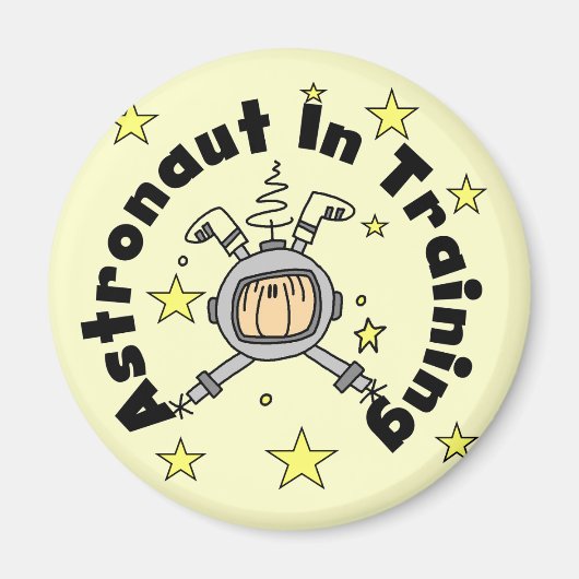 Astronaut in Training Tshirts en Gifts Magneet (Voorkant)