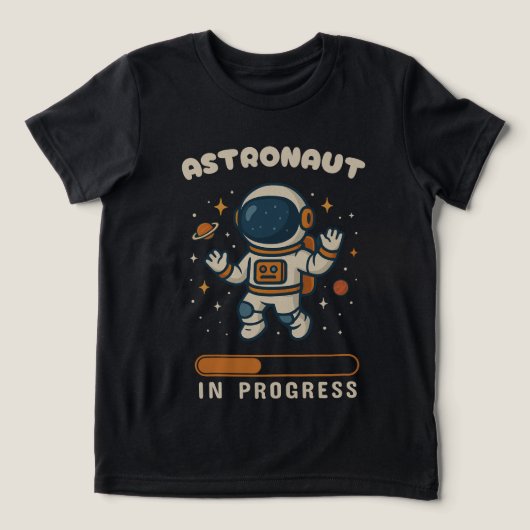 Astronaut in uitvoering Schattigee Kinder T-shirt (Design voorkant)